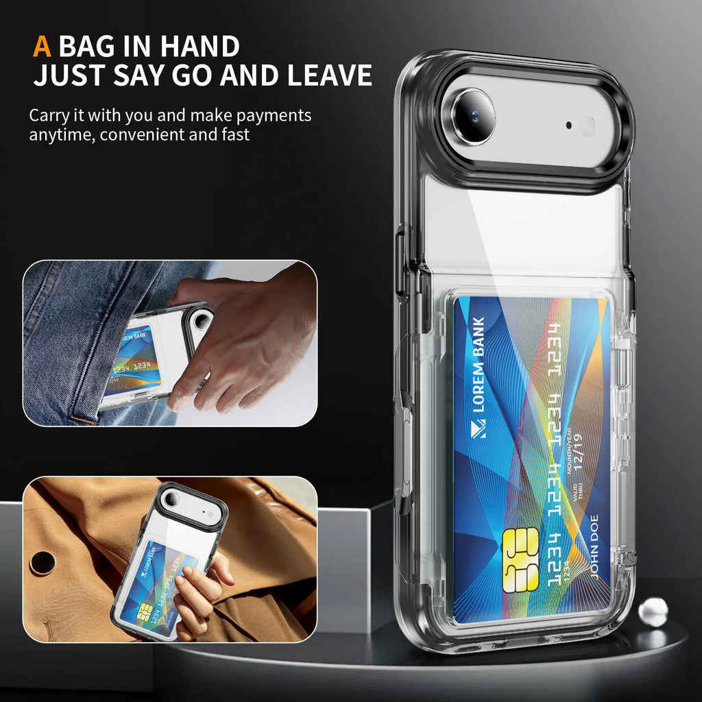 Protective Case for iPhone with Card Holder